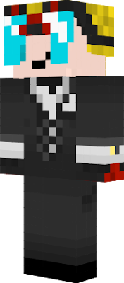 This is Masquerade from bakugan the villain from the show dressed up for a very important event in minecraft