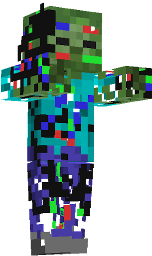 Corrupted Finn (Learning with Pibby / FNF: Pibby Aploc) Minecraft Skin