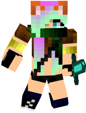this is my minecraft diaries character and her name is Alissa :P half Irean half shadow knight