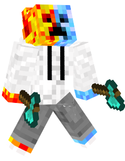 He made from Lava an Water, he is unstopable!