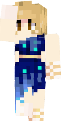 Vestido azul mujer