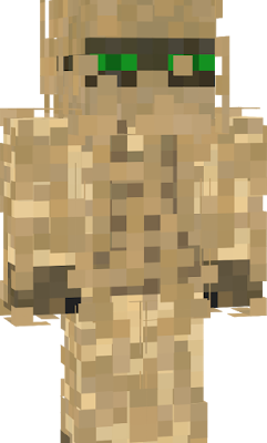 IF you play an enderman and need a desert Ghillie siute here you have it