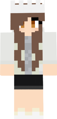 this is shubble with brown hair to make it look a little like me a littlecuz i love this skin and i want to make it my own