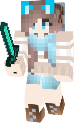 Famous Youtuber Amanda Danielle has her skin here free for download and use.