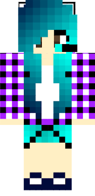 my very first gamer girl skin and i made this all nothing all by me