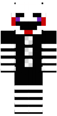 fnaf 2 marionette minecraft skin