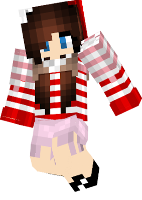 this is my Christmas skin made sorta by scratch hair recolor was a ***** but everything else was fine. insparation off google christmax dresses and long sleeves.