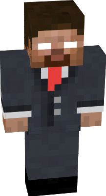 minecraft skins herobrine in a suit