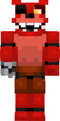 Withered Foxy-- (--Fixed--) Minecraft Skin