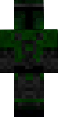 Mandalorian armor in green forest-jungle camo