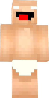 baby herobrine, Minecraft Skin