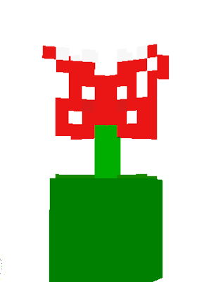 A small version of the Pihrana plant from Mario, (y'know, those things that always sprout from tubes and eat u)