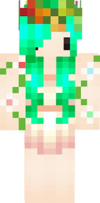 i got this skin off of my friends and edited it to look like a AMAZING enchanted forest girl