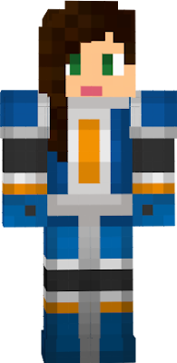 StacyPlays with the Swordbreaker armor she wears in her Minecraft Story Mode lets play