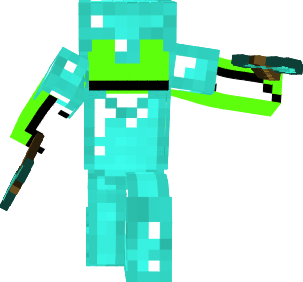 Wear this if you wanna prank someone that you have diamond armor or if you are just cool :)