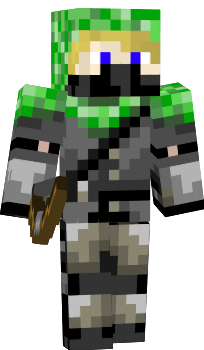A powerful,fast lightning ninja warrior who is skilled with a bow. He also likes to hunt creepers, even though he trys to be at peace with them