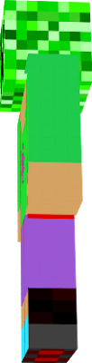 green man with purple pants