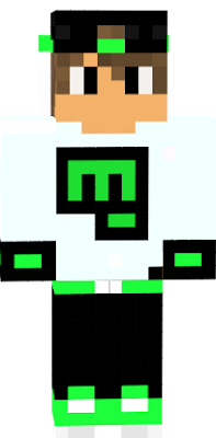 ele e bonito ten bone e a blusa branca e verde.