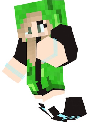 ElvHell elvirathecreeper skin creeper updated version charged creeper details