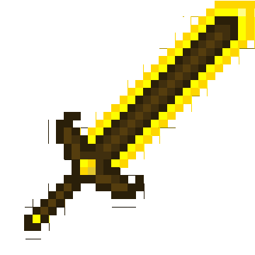 gold sword minecraft background