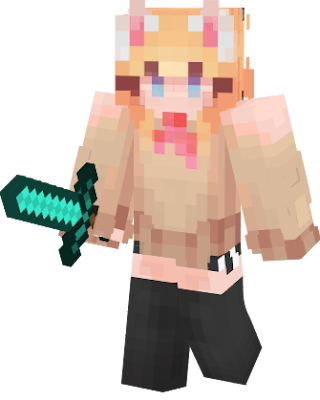 Hi, it's been 5 years since I drew a skin for Anoood2000. I learnt for myself the mistakes I made then, so I decided to redo it now. Thanks to everyone who liked it and promoted it! It means a lot to me, I hope you enjoy the new Minecraft skin in 2023! ^_^ Skin drawn by K1TNFELX, OC belongs to Anoood2000