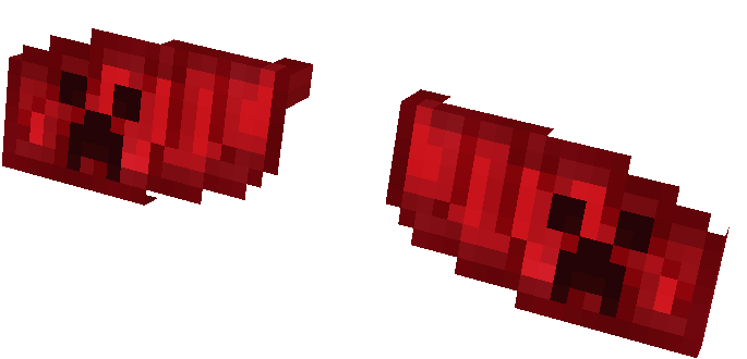 Improved Minecon 2011 Cape Elytra Red Creeper