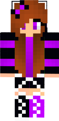 My New Skin My Name In MineCraft is MikaylaHill And This Is My FAv Skin