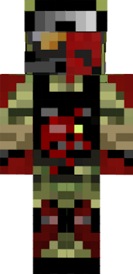 a zombiefied soldier