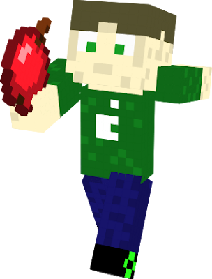 My personal skin for Minecraft. If you haven't already know, I like the color green.
