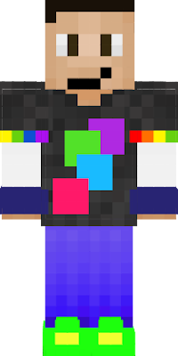 This skin was made to advertise QueeryMC, an LGBT+ server at CubedCon 2016.