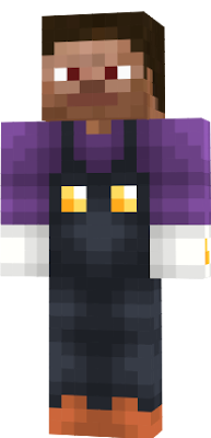 A minecraft skin in which I combined waluigi and steve but I fixed it! why? Well why not?...