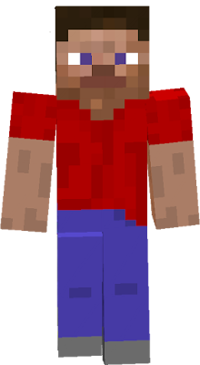 Steve with a red shirt
