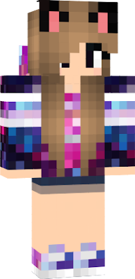 Skin Chica Galaxia De Minecraft