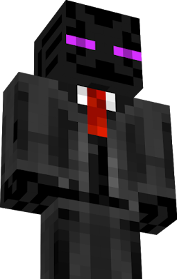 this is a enderman who decided to get a desc job XD