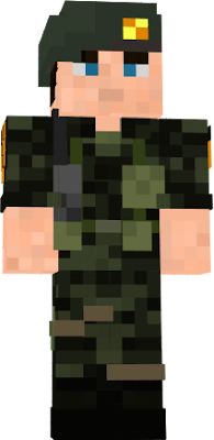 it's a green beret officer in a tiger stripe uniform. note:this is from the vietnam era