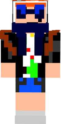 this is my skin of roblox represented on minecraft