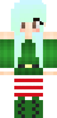This is my REAL Christmas skin If you cant tell i'm a elf