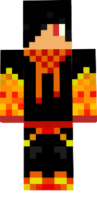 this skin was made by a youtuber named Flamer Gamer
