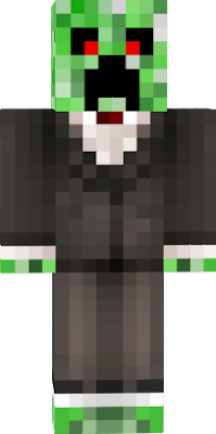 Creeper with an ascot hes freindly but dont get to clossssssssssssssssssssssssssssssssssssssssssssssssssssssssssssse