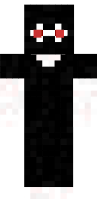 Null, scary Minecraft figure in White and Black