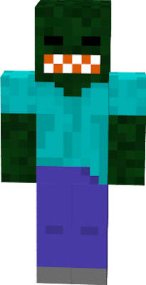 he is a very rare zombie, only can be spawned with a command in the command block, the command is: /summon ScaryZombie.