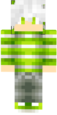 Green, White, PvP, Grey, Gray, Hair, Awesome, Cool, Nice, Guy