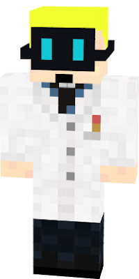 this is a skin from the youtuber minecraft mentor