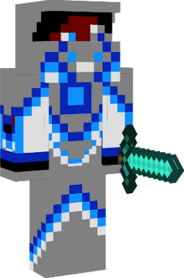 This is me in armor in Minecraft! Battle ready armor is equipped!