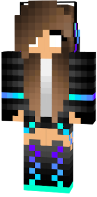 Herobrine girl Minecraft Skins
