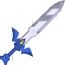 The Master Sword from the Wind Waker