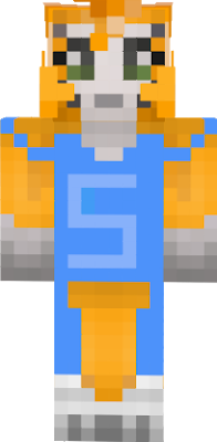 I simply took a stampy skin and made a leotard with 