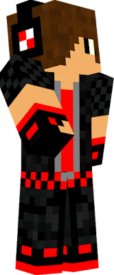 It's red and black for minecraft