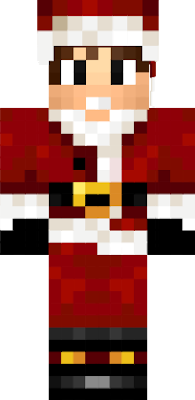 Hunter is dressed as santa