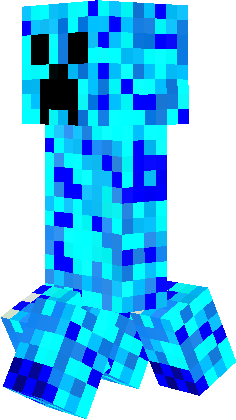 minecraft ice creeper skin